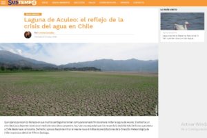 Laguna de Aculeo: el reflejo de la crisis del agua en Chile