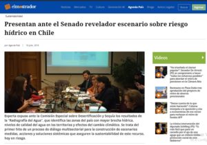 crisis del agua en Chile