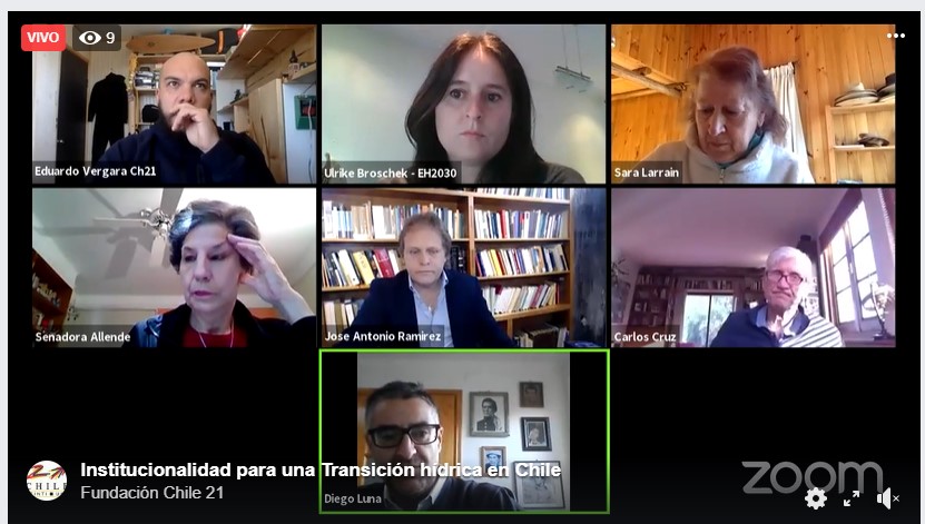 reunión de Escenarios hídricos